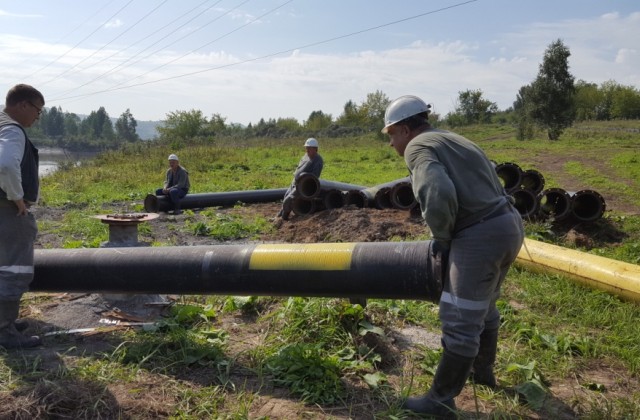 Монтаж дегазационной трубы