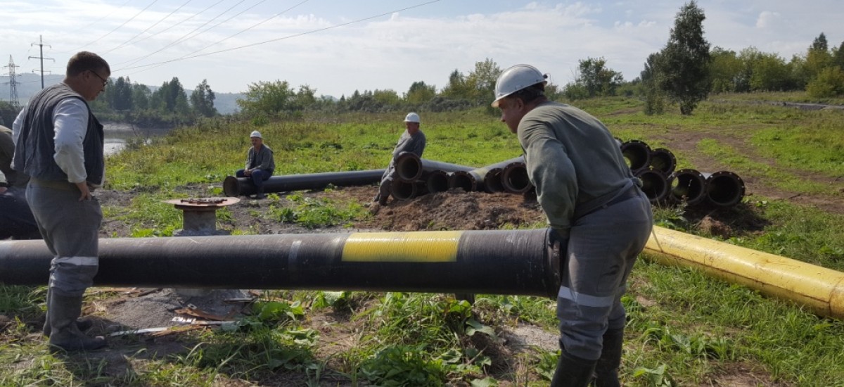 Монтаж дегазационной трубы