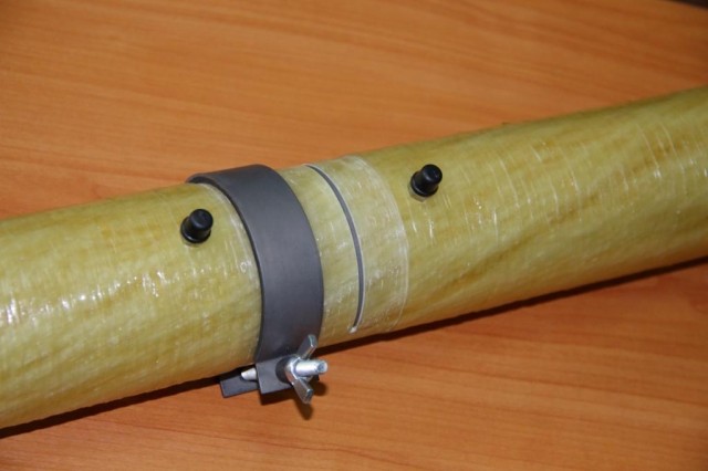 Замерный отрезок с диафрагмой